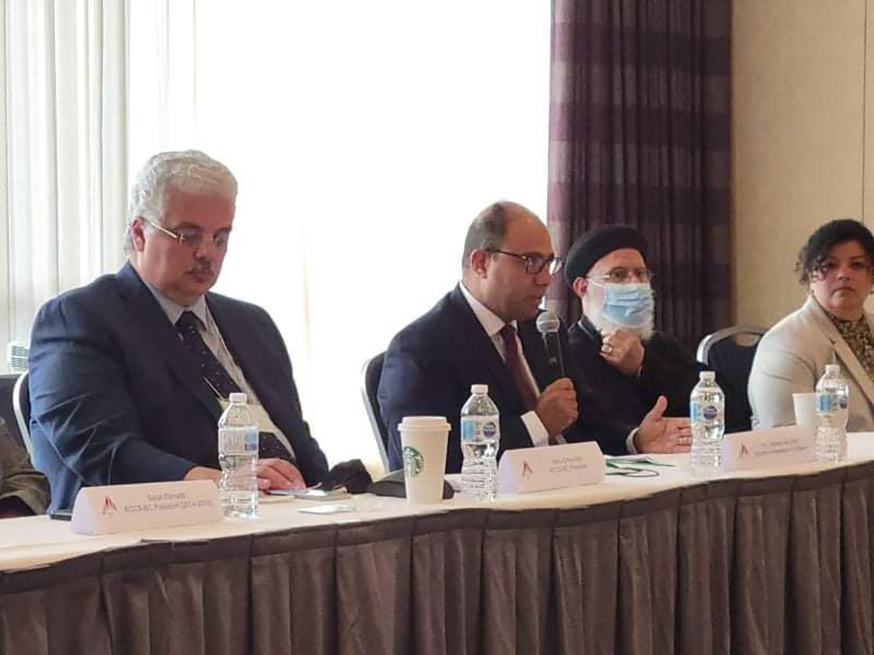 سفير مصر في كندا يعقد لقاءاً موسعاً مع رموز الجالية المصرية في بريتيش كولومبيا ويلتقى أساقفة الكنيسة القبطية في فانكوفر