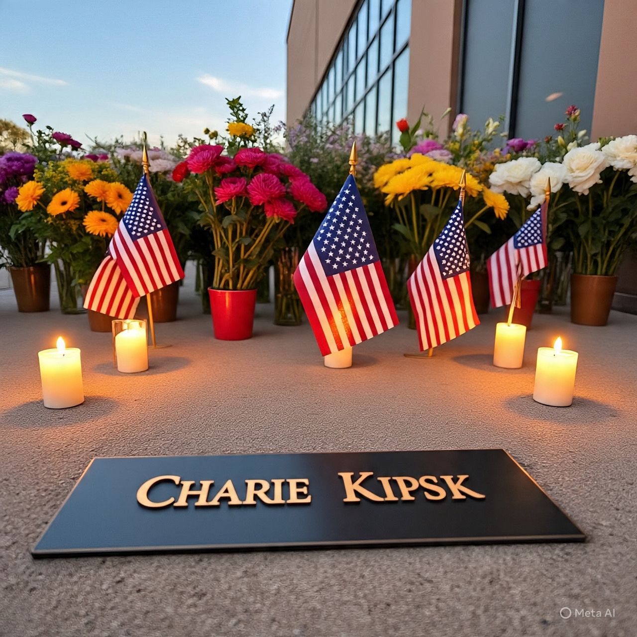 إعتقال شاب بعد تخريب النصب التذكاري لتشارلي كيرك أمام مقر Turning Point USA في فينيكس