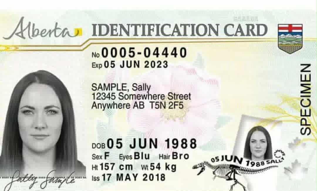 رخص القيادة في ألبرتا تحمل إثبات الجنسية الكندية لأول مرة